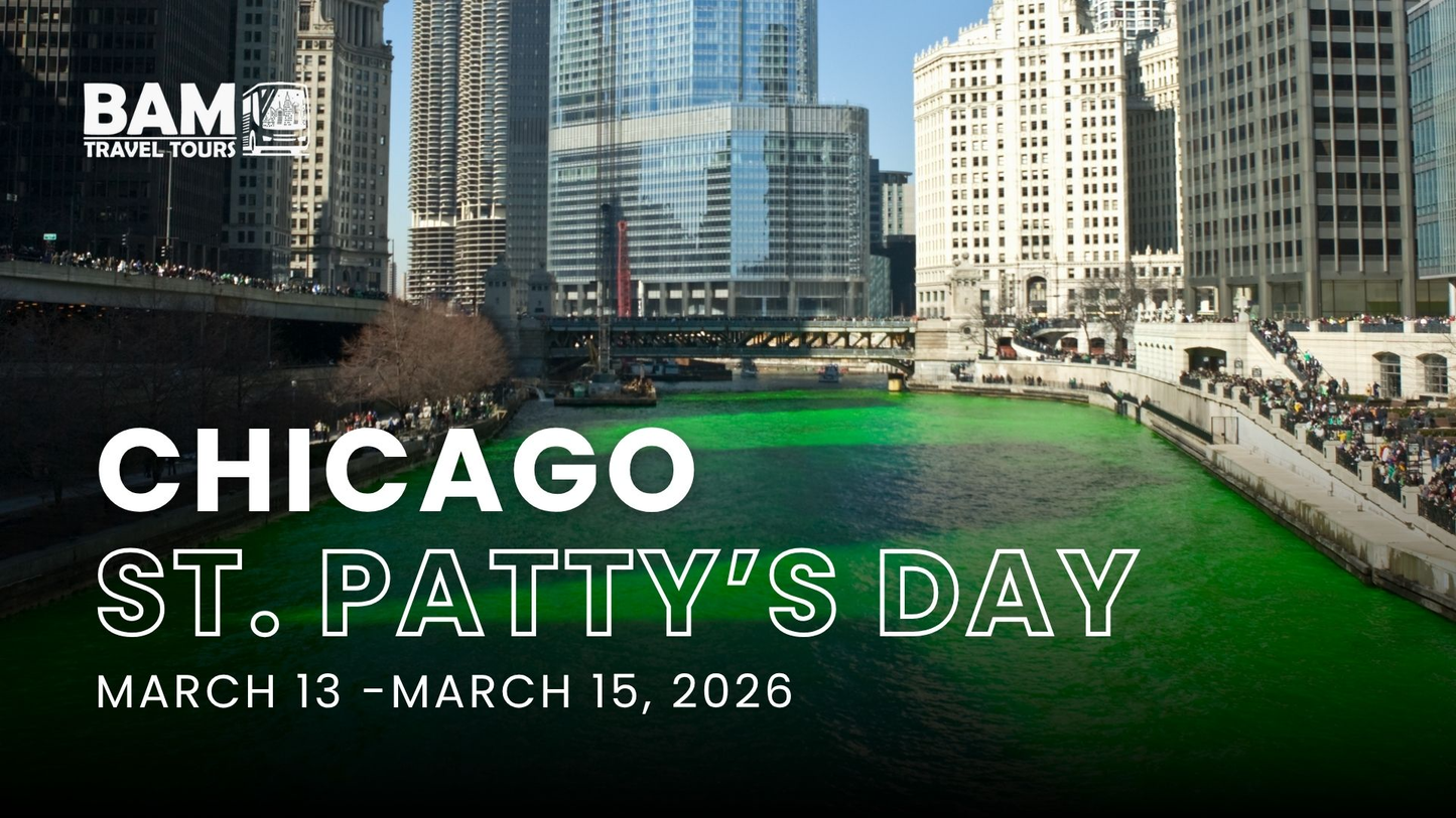 Chicago St. Patrick’s Day Parade & River Dyeing Whirlwind | March 13-15, 2025