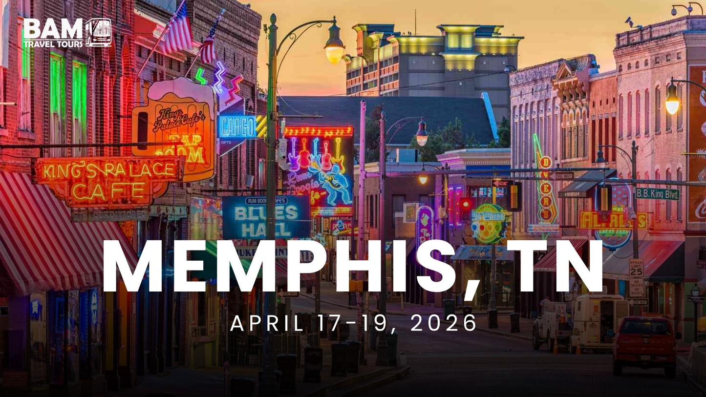 Memphis Rhythms, River Views & Graceland: A Southern Soul Whirlwind | April 17–19, 2026