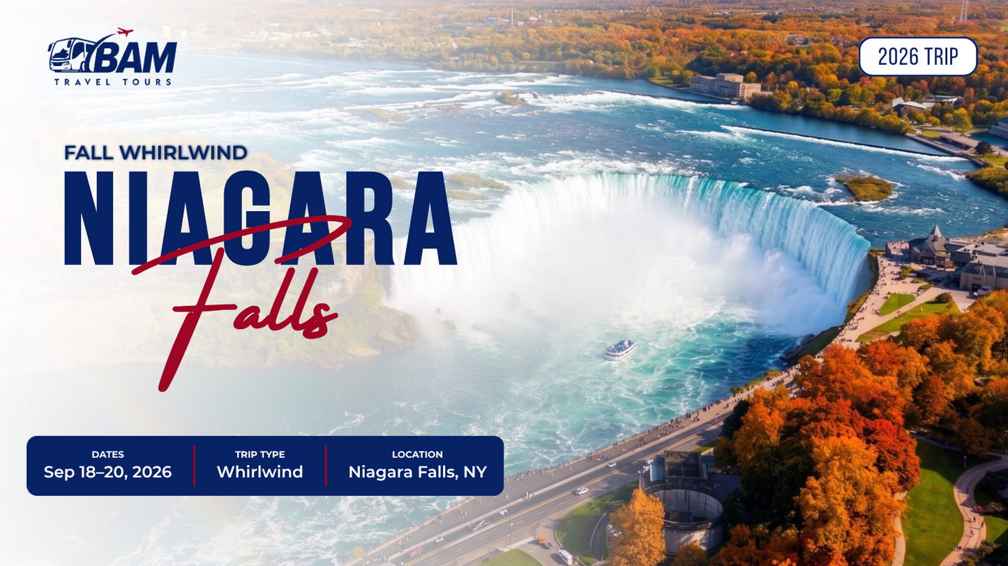 Niagara Falls, NY Whirlwind | Sep 18-20, 2026