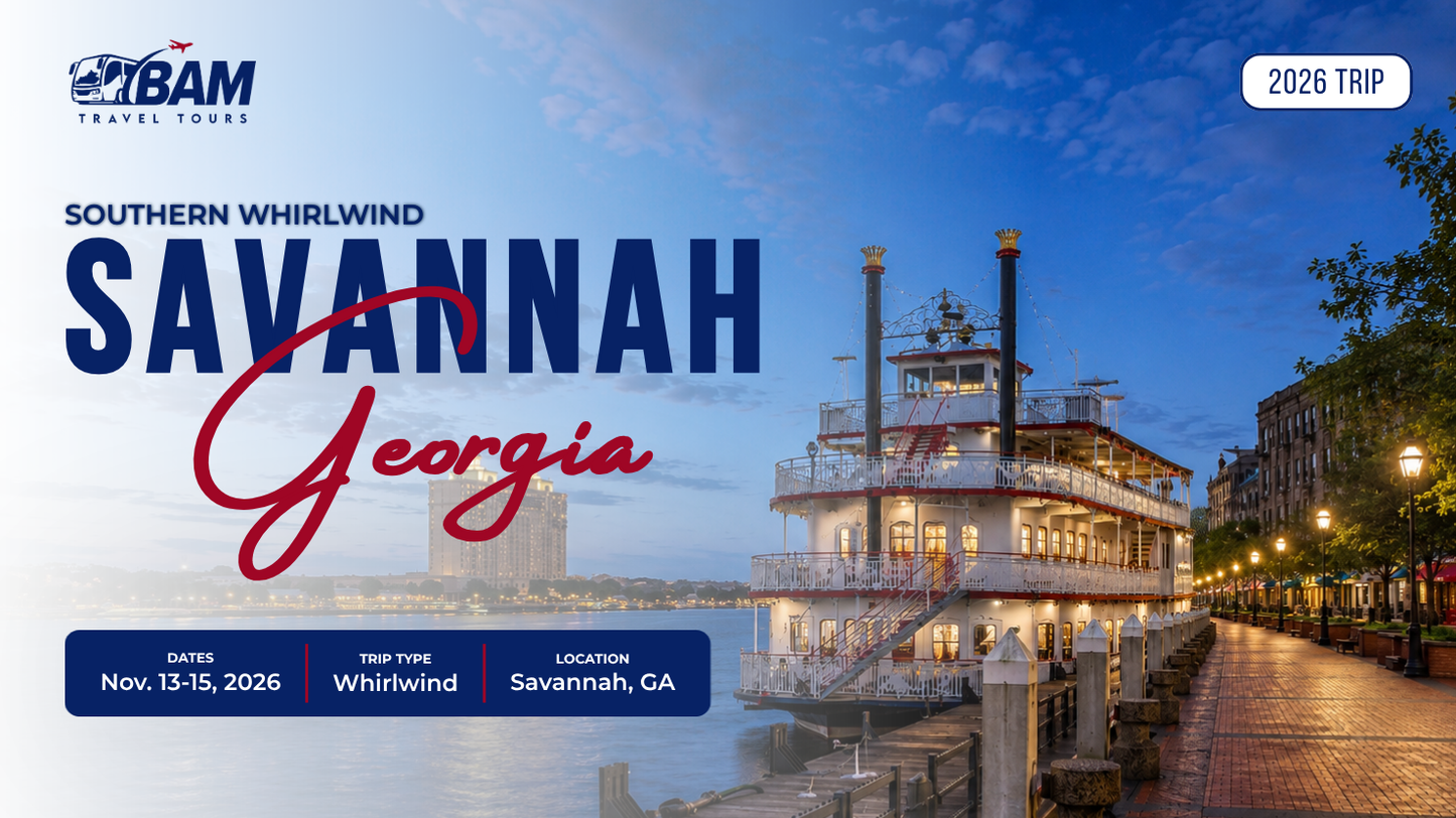 Savannah GA Whirlwind | Nov. 13-15, 2026