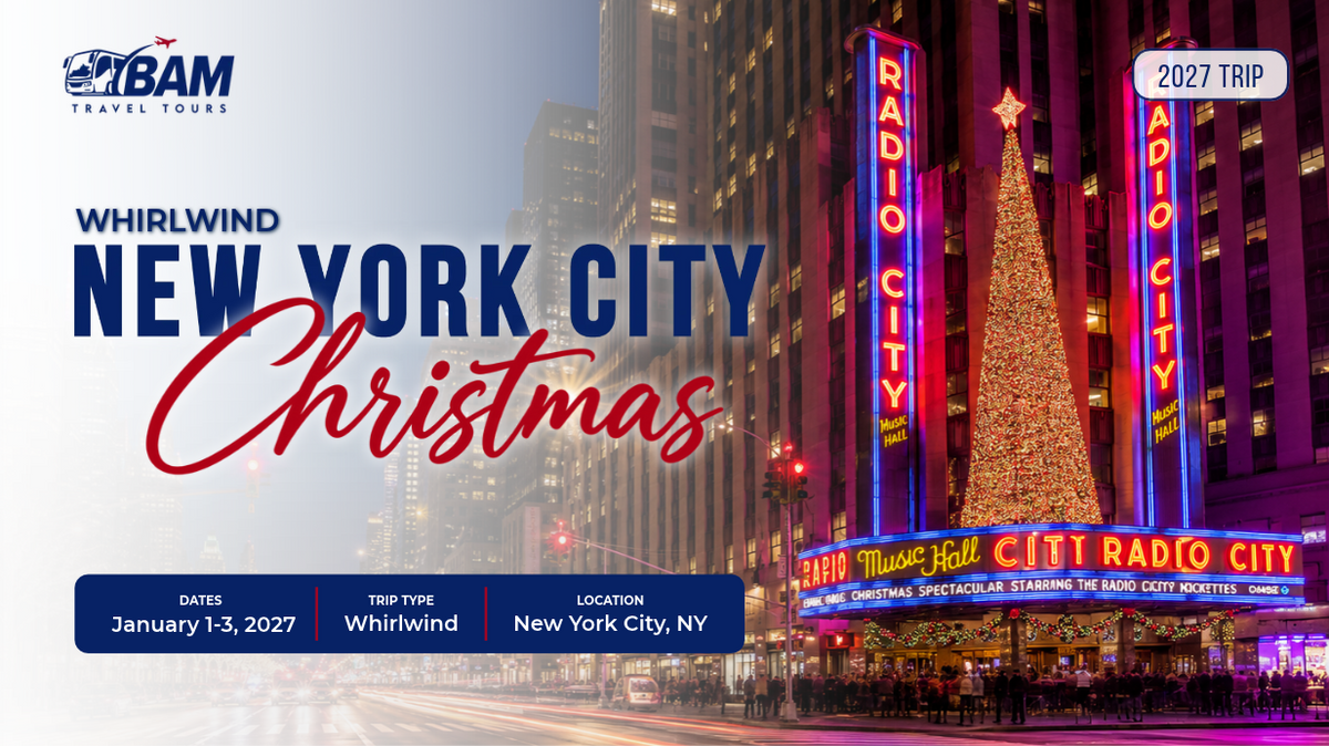 New York City Christmas Whirlwind | January 1-3, 2027