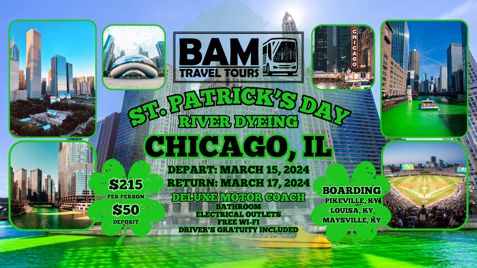 st patrick's day chicago river