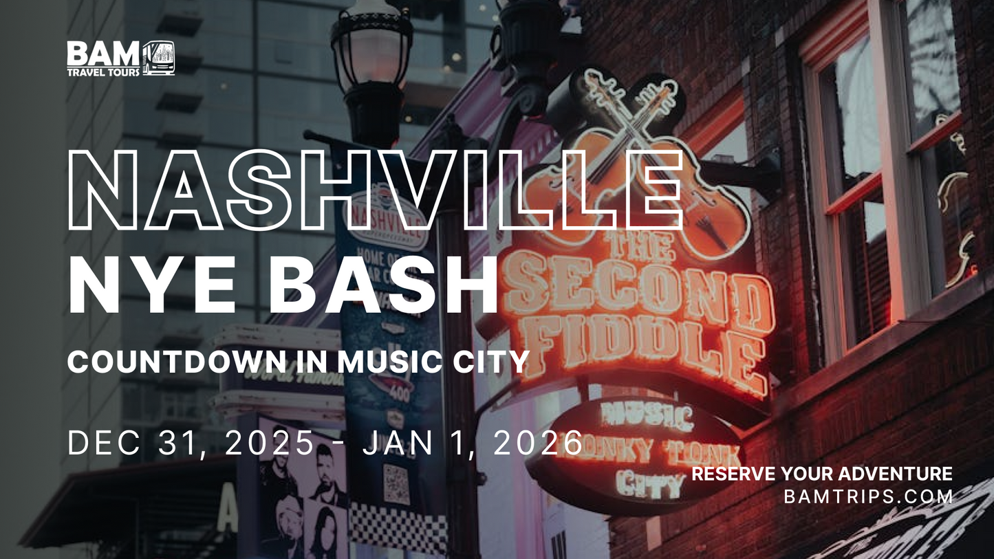 Nashville NYE Bash: Countdown in Music City | Dec 31, 2025 – Jan 1, 2026