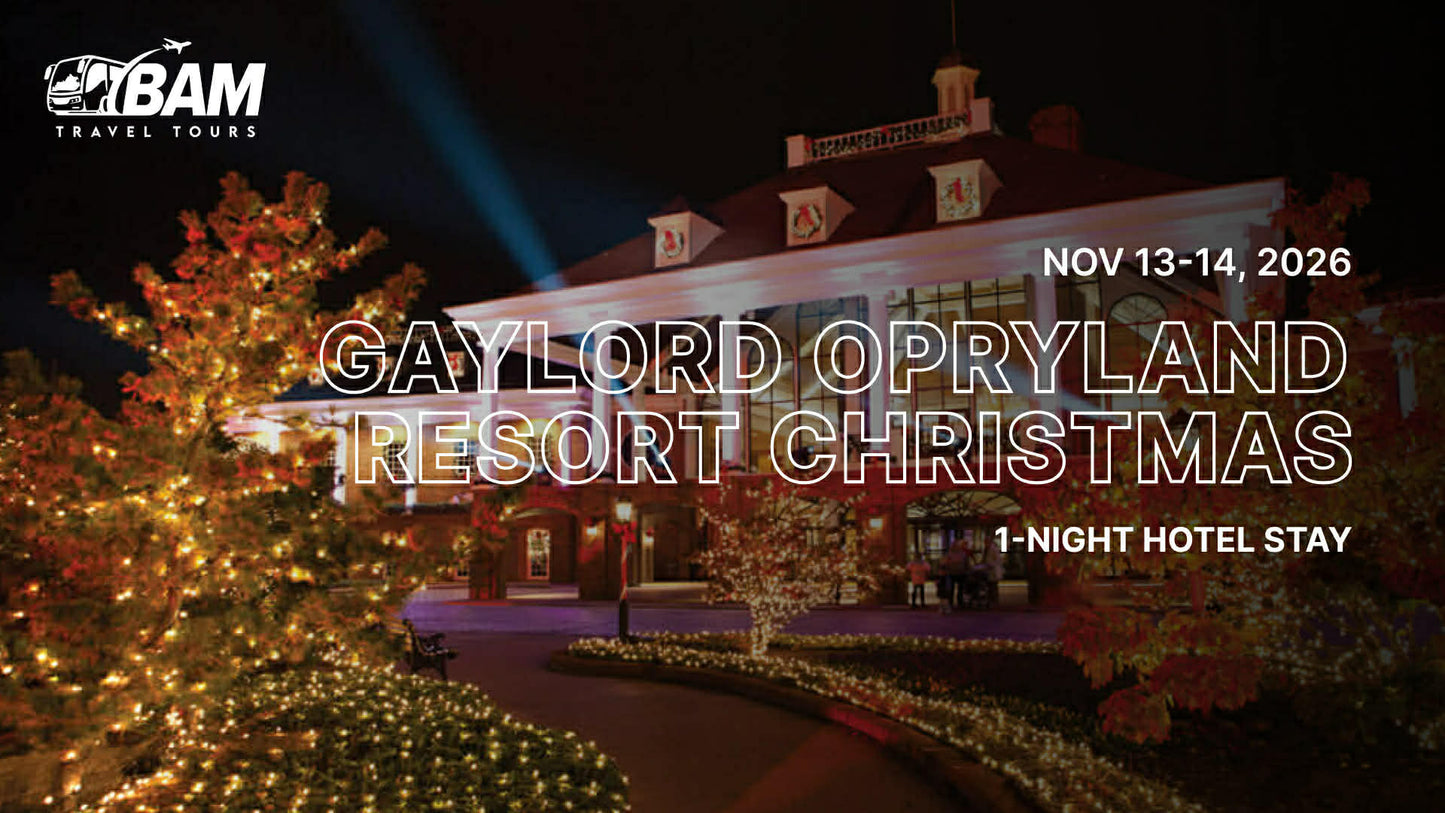 Gaylord Opryland Resort Christmas | 1-Night Hotel Stay | Nov. 13-14 2026