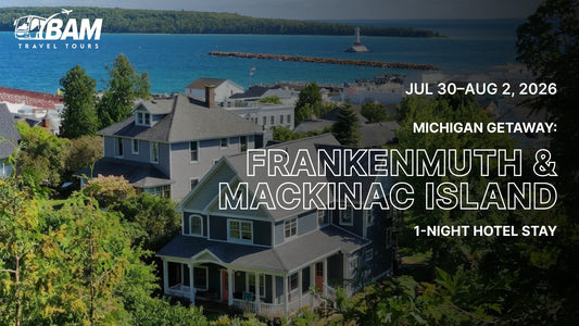 Michigan Getaway: Frankenmuth & Mackinac Island | 1-Night Hotel Stay | Jul 30–Aug 2, 2026