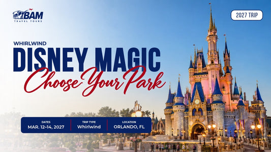 Disney Magic Whirlwind — Choose Your Park | March 12–14, 2027