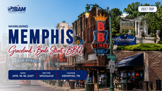 Memphis Whirlwind | Graceland • Beale Street • BBQ | APR. 16–18, 2027
