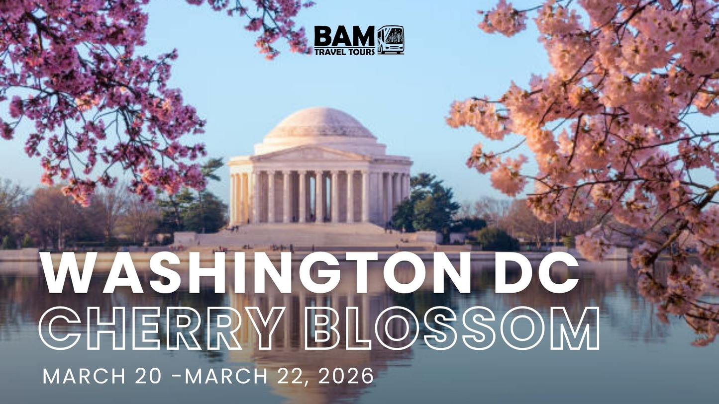 Washington D.C. Cherry Blossom Whirlwind | March 20-22, 2026