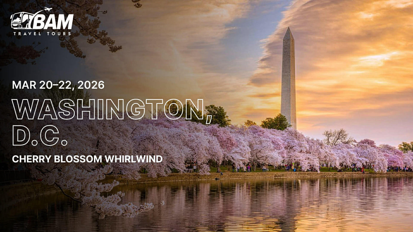 Washington D.C. Cherry Blossom Whirlwind | March 20-22, 2026