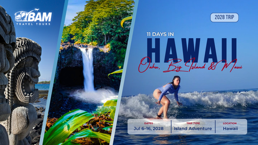 11 Days Hawaii: Oahu, the Big Island & Maui | July 6-16, 2028