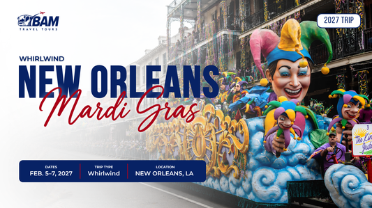 New Orleans Mardi Gras Whirlwind | February 5–7, 2027