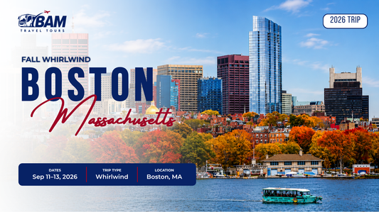 Boston, MA Whirlwind | Sep 11–13, 2026