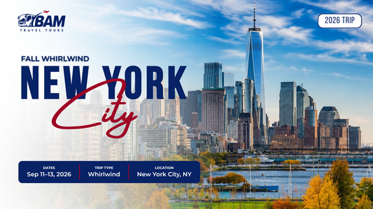 New York City Whirlwind | Sep 11–13, 2026