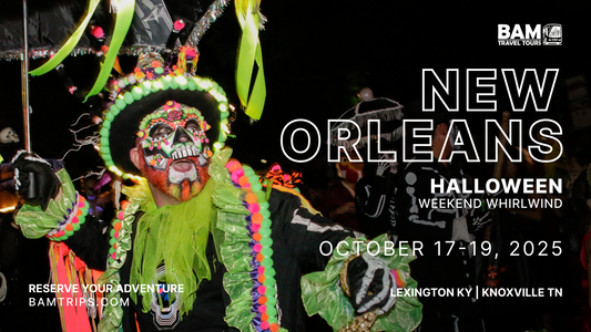 New Orleans Halloween Weekend Whirlwind | October 17-19, 2025 - Lexington KY | Knoxville TN