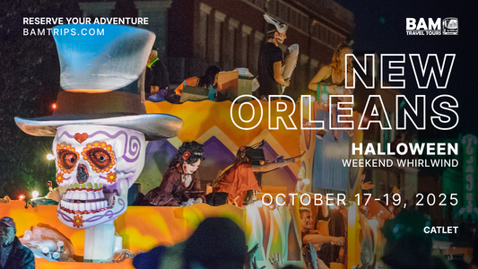 New Orleans Halloween Weekend Whirlwind | October 17-19, 2025 - Catlettsburg, KY | Louisa KY |Pikeville KY |Kingsport TN