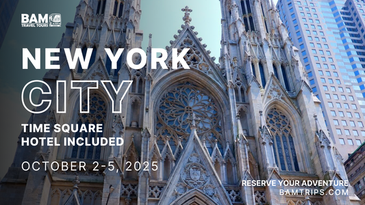 New York City: Time Square Hotel Included (October 2-5, 2025) Pikeville KY | Louisa KY | Catlettsburg KY | Sutton WV
