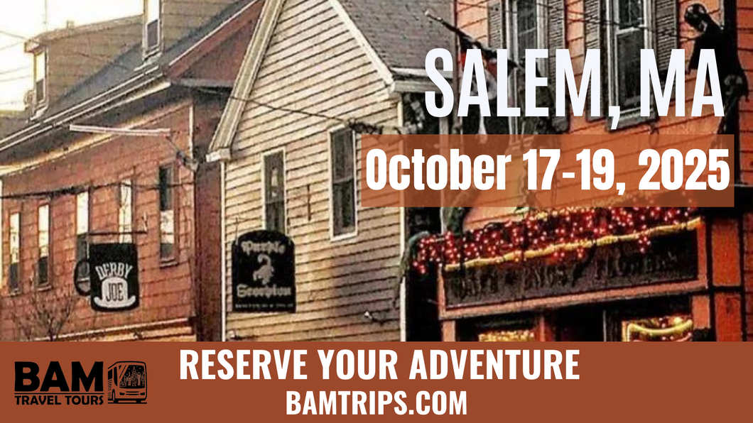 Salem, MA (October 17-19, 2025) Pikeville KY | Louisa KY | Ashland KY | Huntington WV | Sutton WV