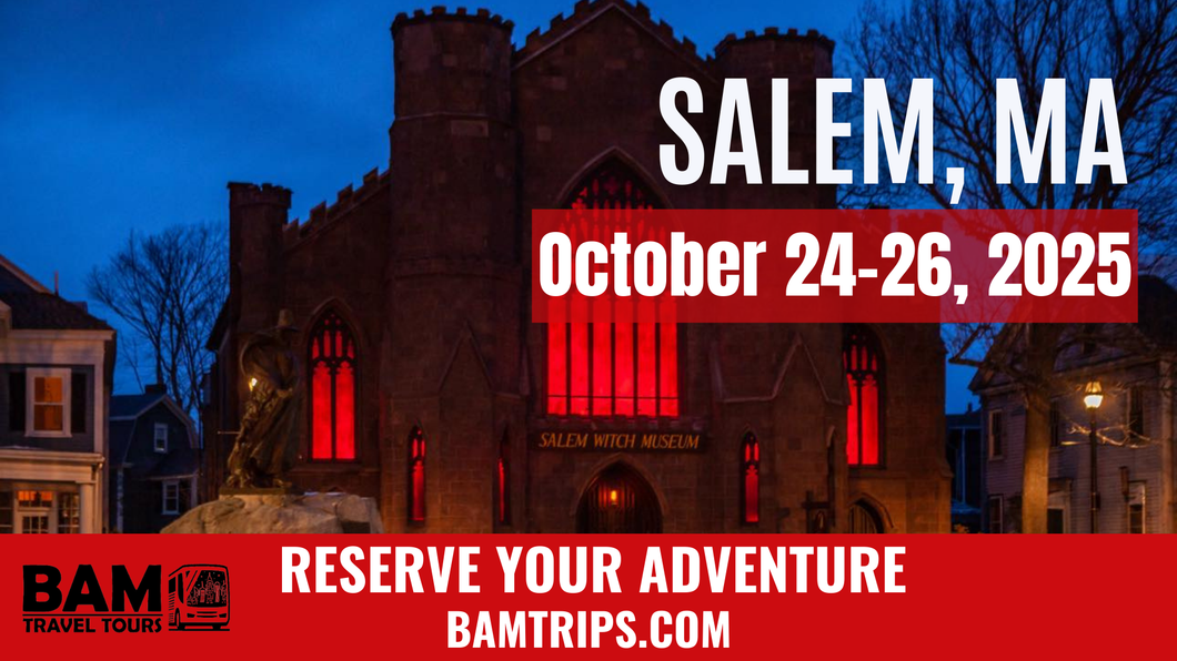 Salem, MA (October 24-26, 2025) Lexington, KY | Morehead KY | Ashland, KY