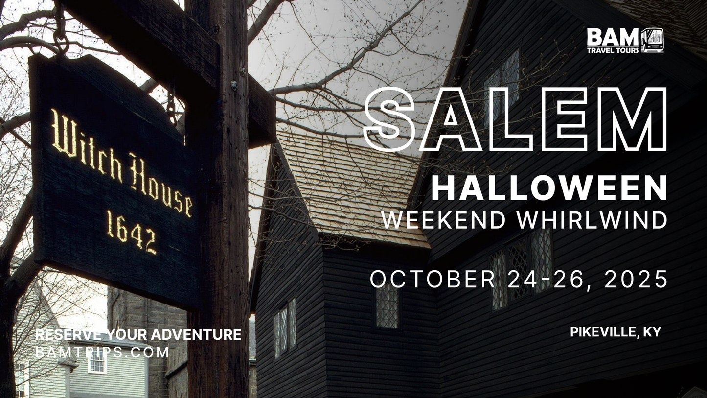 Salem Halloween Weekend Whirlwind | October 24–26, 2025 - Lexington, KY | Morehead, KY