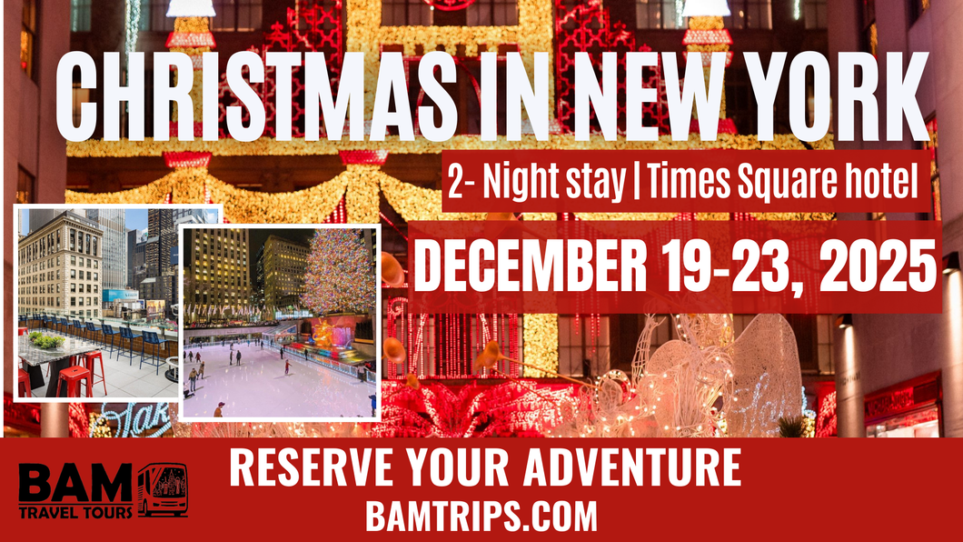 Christmas in New York: 2-Night Times Square Hotel Stay (December 19-23, 2025) Lexington KY |Morehead  KY | Ashland KY